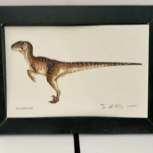 JURASSIC PARK COLLECTION CRASH MCCREERY LITHOGRAPH LIMITED EDITION ART SET - Picture 7 of 13
